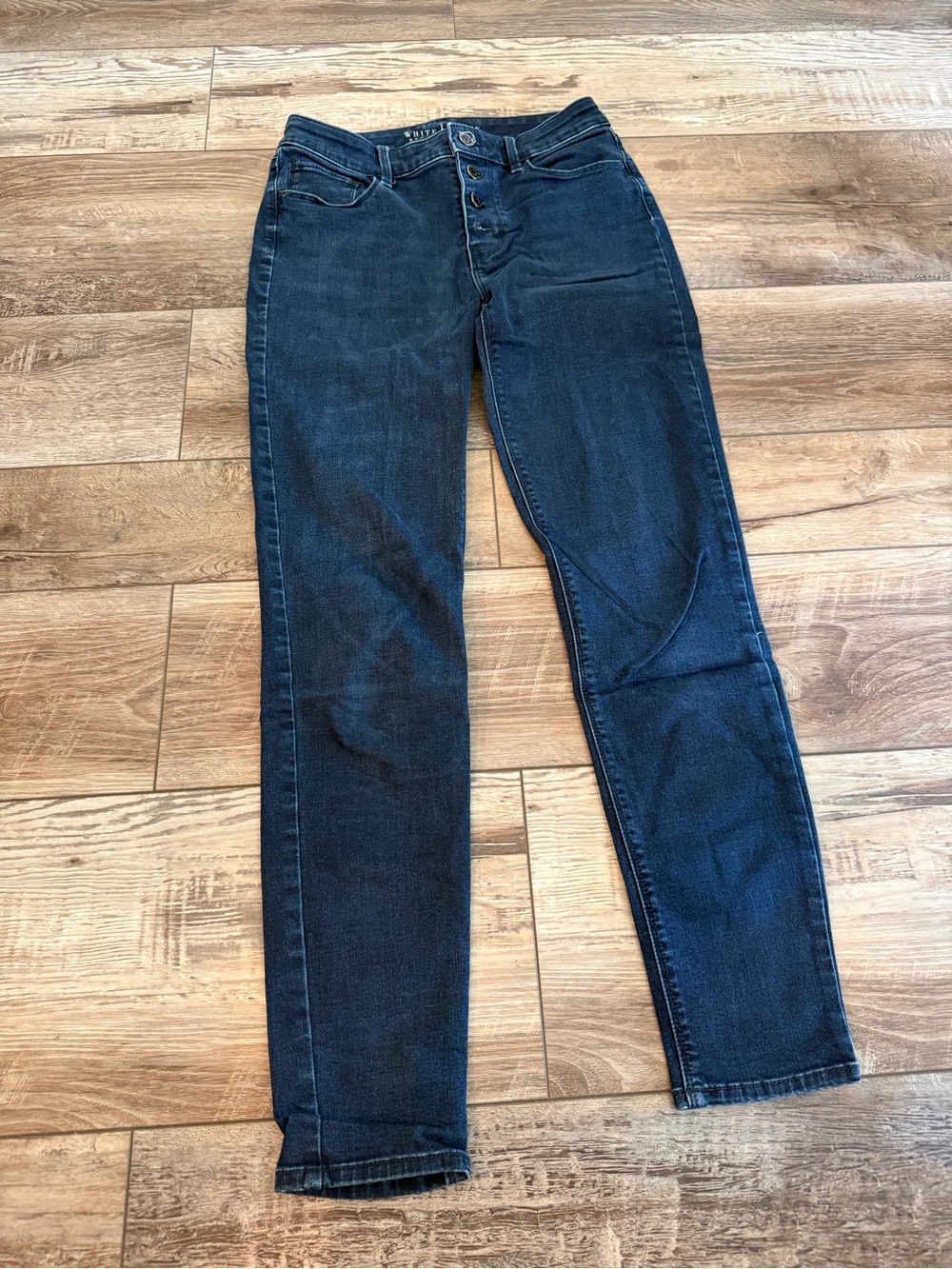 White House Black Market Dark Indigo Skinny Jeans
